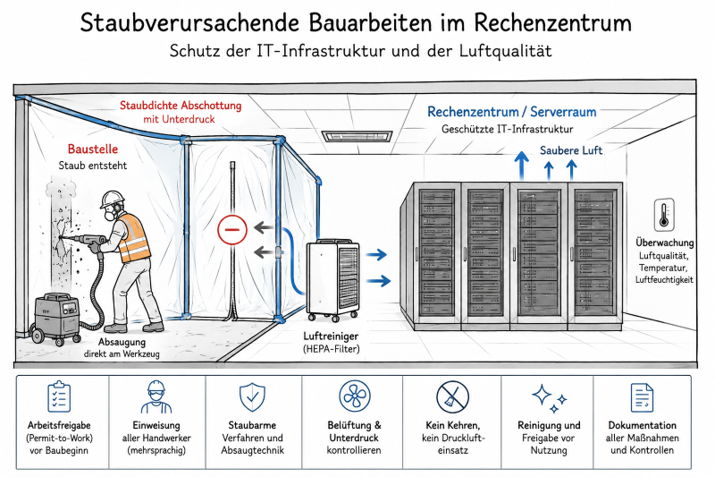 Staubverursachende Handwerksarbeiten