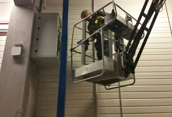 Verteilerschrank Reinigung