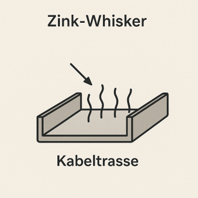 Zink-Whiker im IT-Raum